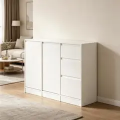 IKEA VIHALS ヴィーハルス サイドボード ゴールド取っ手 - メルカリ