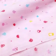 3-94　ルシアン　ミニミニ　キノコ　ダブルガーゼ　生地　布　はぎれ　きのこ