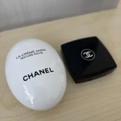 CHANEL LA CRÈME MAIN ハンドクリーム&アイシャドウ付きミラー