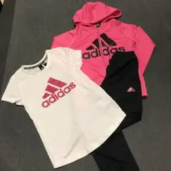 ★値下げ中★【150㎝】adidas Ｔシャツ　トレーニングウェア上下セット