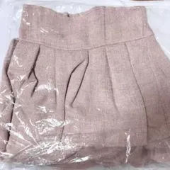 新品タグ付き ミシェルマカロン 美脚エレガントツイードスカート ピンク