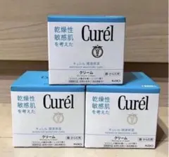 Curel キュレル 潤浸保湿 クリーム 顔 からだ用 90g × ３個のサムネイル