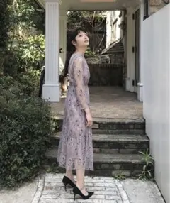 kaene オールレースワンピース レースドレス / カエン　結婚式　二次会