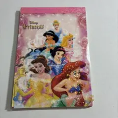 ディズニー プリンセス メモ帳