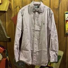 Polo by Ralph Lauren ストライプ長袖シャツ M