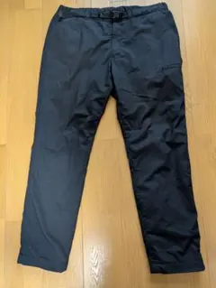 【UNIQLO】暖パン　カーゴパンツ　裏フリース　ドローコード付　濃紺XL