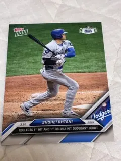 大谷翔平　MLB Topps now ドジャースデビュー