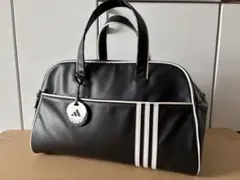 ADIDAS ゴルフスリーストライプスボストンバッグ