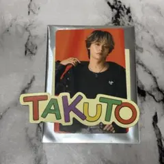 MAZZEL ファンミ ランダムフォトカード ステッカー TAKUTO
