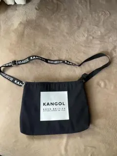 KANGOL カンガルー★ショルダーバッグ サコッシュ ブラック