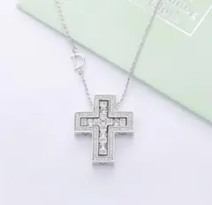 クロスネックレスシルバー 50cm※DAMIANI ダミアーニ ベルエポック風
