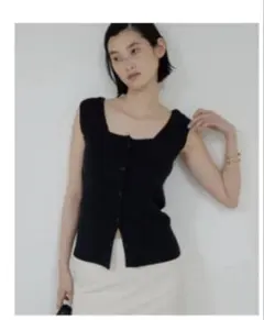 新品‼️ガリャルダガランテ　フレンチスリーブニット　黒