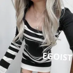 A12142 EGOIST 激かわボーダーミニワンピ 可愛すぎる♥︎⁡おすすめ！