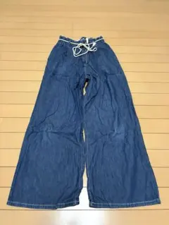 GU レディース　ワイドパンツ　S