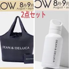 GLOW 付録 DEAN＆DELUCAエコバッグ ステンレスボトル 2点セットのサムネイル