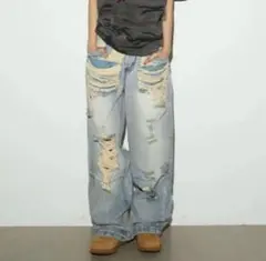 Tiji Jojo 着用 Grunge Wide Denim定価29700円 Tiji Jojo 着用 Grunge Wide Denim定価29700円 - メルカリ