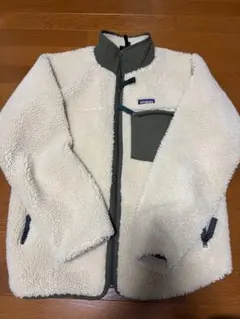 試着のみ/ボア極上】パタゴニア レトロXジャケット ナチュラル メンズS 