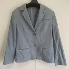 Mademoiselle NONNON テーラードジャケット ブルー系 L