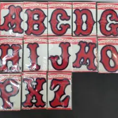 赤刺繍パッチ13枚セット　お値下げ中！