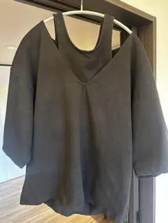 STYLE MIXER レイヤード風 半袖Tシャツ ブラックのサムネイル