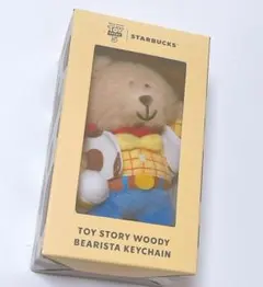 韓国限定 スタバトイストーリーベアリスタキーチェーン ウッディ