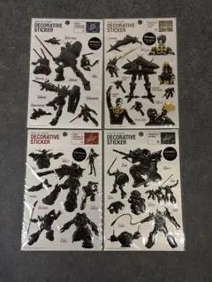 機動戦士ガンダム デコレーションステッカー 4種類セット シャア専用