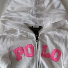 120 ポロラルフローレン　キッズ　アップリケロゴパーカー