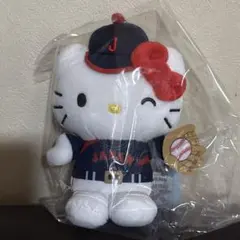 オンライン完売品！公式　ハローキティ　侍ジャパン　WBC 記念マスコット