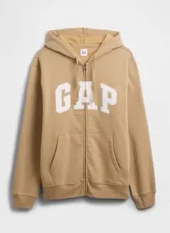 お値下げリラックス GAPロゴ ジップアップパーカー(ユニセックス) XL
