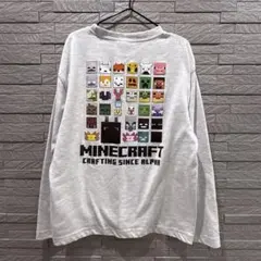 Minecraft マイクラ 長袖ロンTシャツ 薄手 150cm