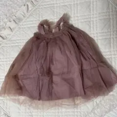 新品未使チュールピンクワンピース