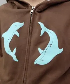 Shury labyrins two dolphins zip hoodie|mercari商品代購│mercari