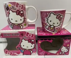 新品 箱付き ハローキティ マグカップ 2個セット　Hello Kittyのサムネイル