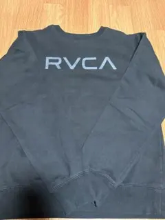 ルーカ　RVCA ブラック クルーネック トレーナー　スウェット
