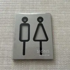 MOHEIM トイレサイン ドアサイン ピクトサイン トイレ　ウォールステッカーのサムネイル