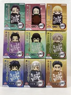 R064 鬼滅の刃 ひっかけフィギュア 柱2 柱3 9体セット