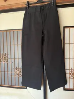 良品計画　ブラックカジュアルパンツ　サイズM 訳あり