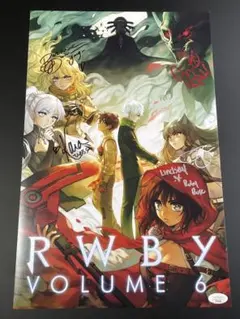 RWBY 直筆サイン入りポスター　JSA認定書付き　① RWBY 直筆サイン入りポスター JSA認定書付き ① Amazon.co.jp