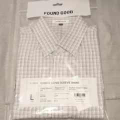 FOUND GOOD チェック ボタンダウンシャツ メンズ 新品未使用品