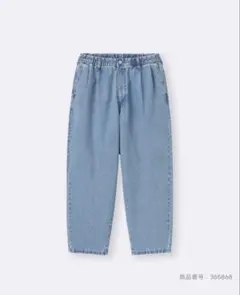 GU デニムキャロットパンツ XSサイズ ワイドパンツ イージーパンツのサムネイル
