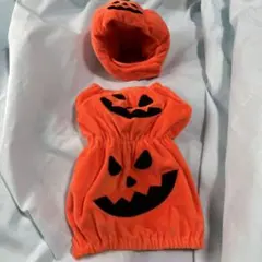 ハロウィン パンプキン コスチューム ペット用