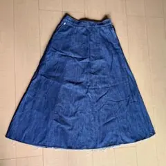 AMERICAN HOLIC デニムフレアスカート　ロングスカート