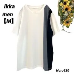イッカ　ikka 半袖Tシャツ トップス　カットソーM メンズ　爽やか
