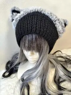 猫耳ニット帽