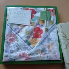 YUMI KATSURA おひざかけ ハンカチ 花柄 レース
