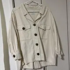 アイボリー オーバーサイズジャケット