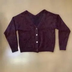 【美品】ふわふわVネック 長袖カーディガンMサイズ