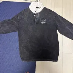 XLARGE ラガーシャツ 長袖 ブラックのサムネイル