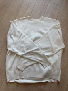 最終値下げ【美品】CABAn アイボリー クルーネックセーター Lのサムネイル