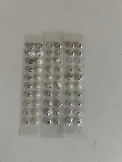 耳ツボジュエリー60粒　シルバーメインセット12